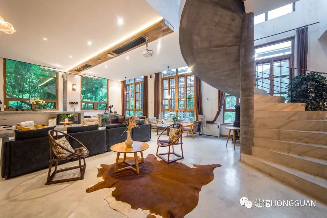 湖州德清隐于森别墅,现代简约与中式风的美学空间-19