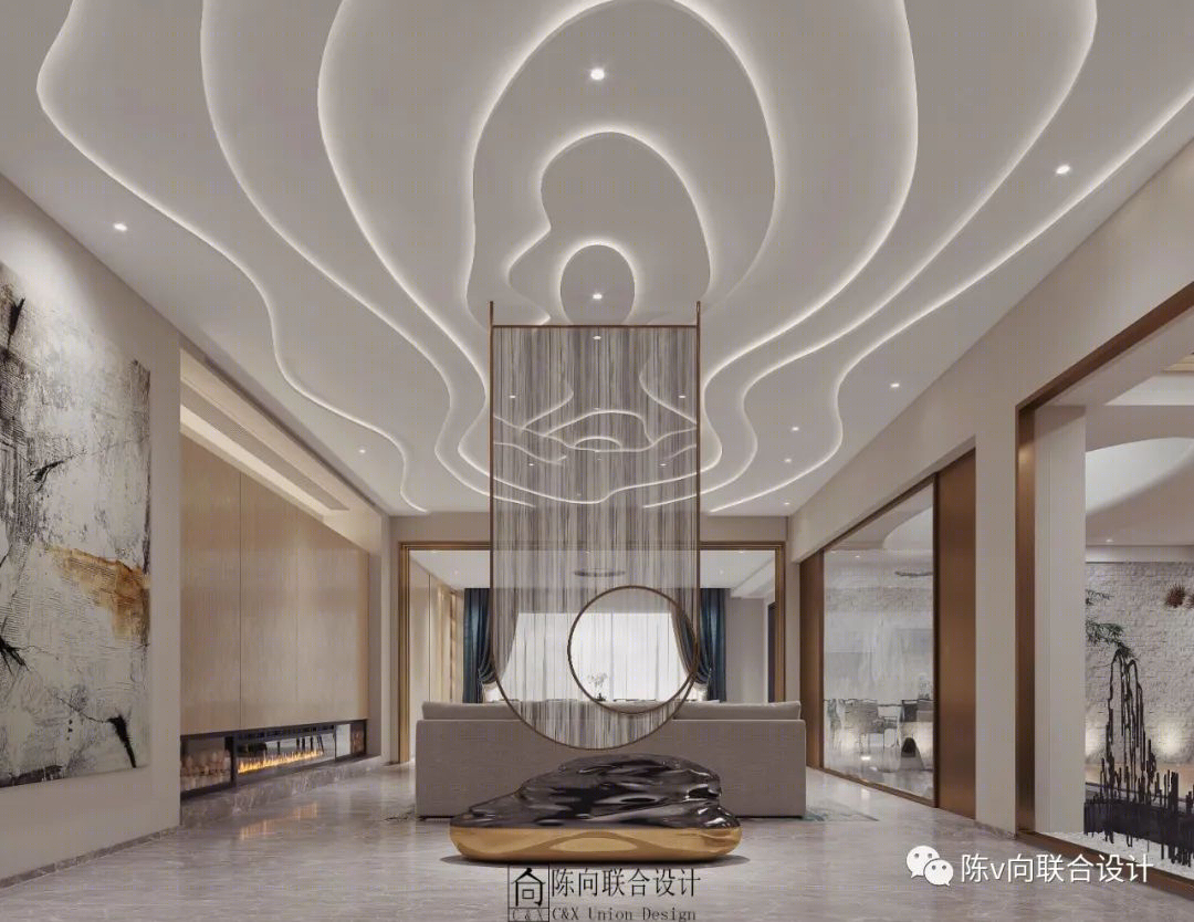 顺德 350m²中式美学空间 | 解构与留白的温润故事-58