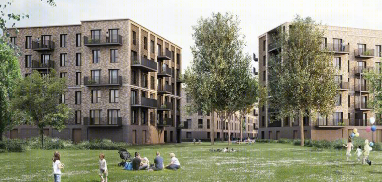 伦敦 CATFORD 绿色住宅区蜕变-17
