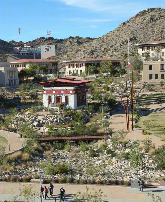 德州大学 El Paso 校区世纪广场-36