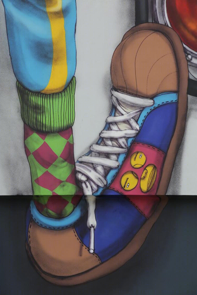 米兰“Outside the Cube”项目 · Os Gemeos 的街头艺术创新-14