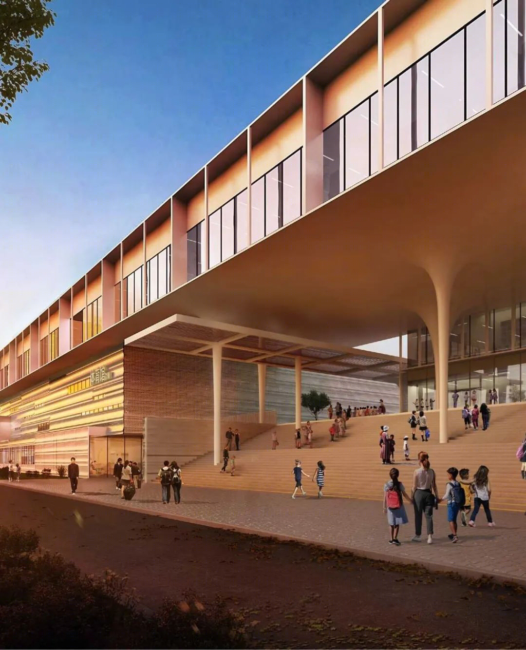 盐城高新区智能终端小镇学校丨中国盐城丨上海大介建筑设计,杭州澜山建筑设计-50