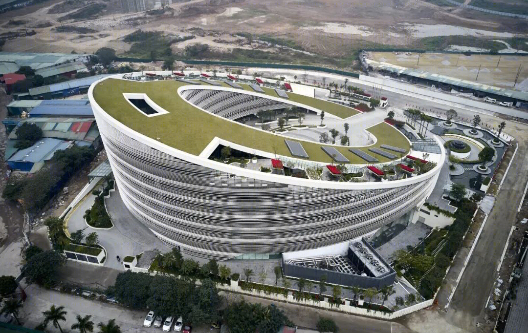 越南河内 Viettel 总部大楼——绿色生态与高效协作的办公空间-20