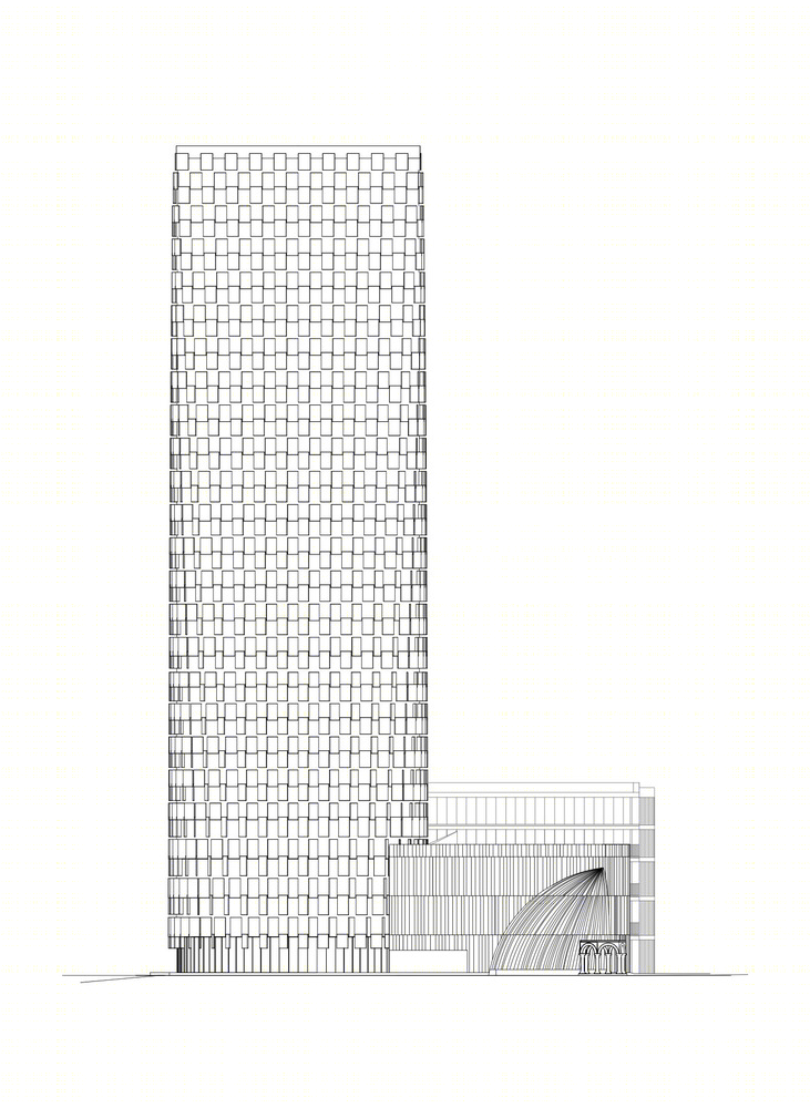 地拉那国际发展署大厦 | 地中海阳光下的城市复兴之作-20