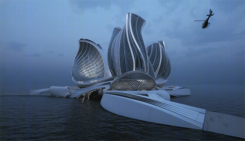 “第八大陆”海洋清洁工作站丨扎哈·哈迪德建筑事务所-1