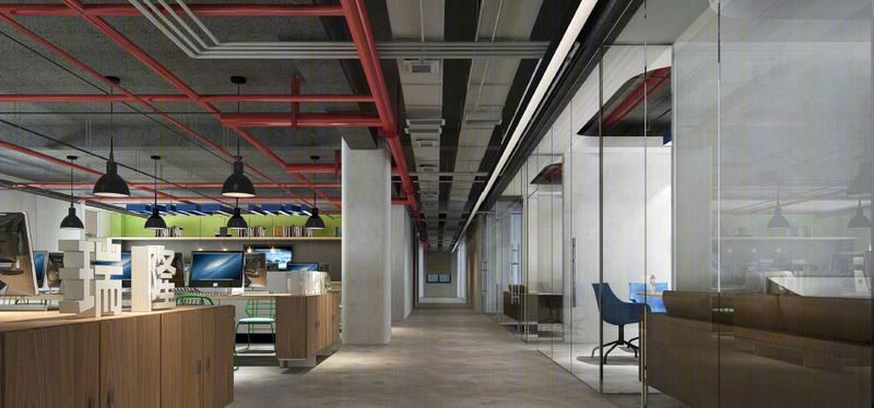包头瑞隆建设办公空间——简约现代的办公设计-8