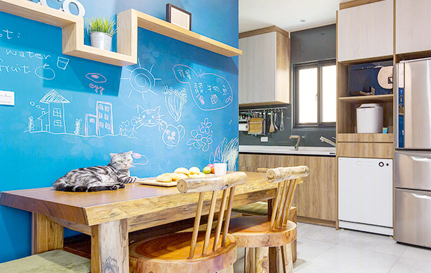 高雄 100㎡亲子宠物宅 | 以莫设计 L Interior Design-10