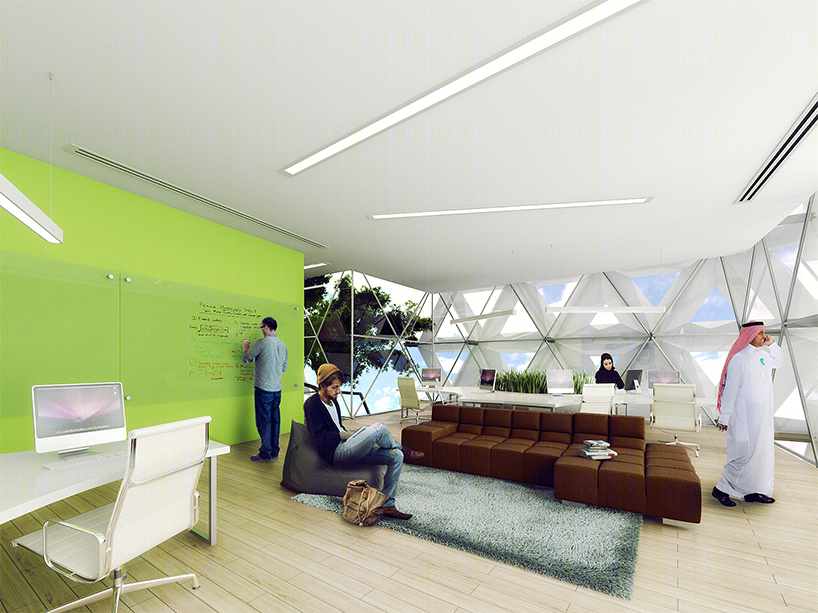 迪拜变色龙混合功能办公楼丨WWF architects-18