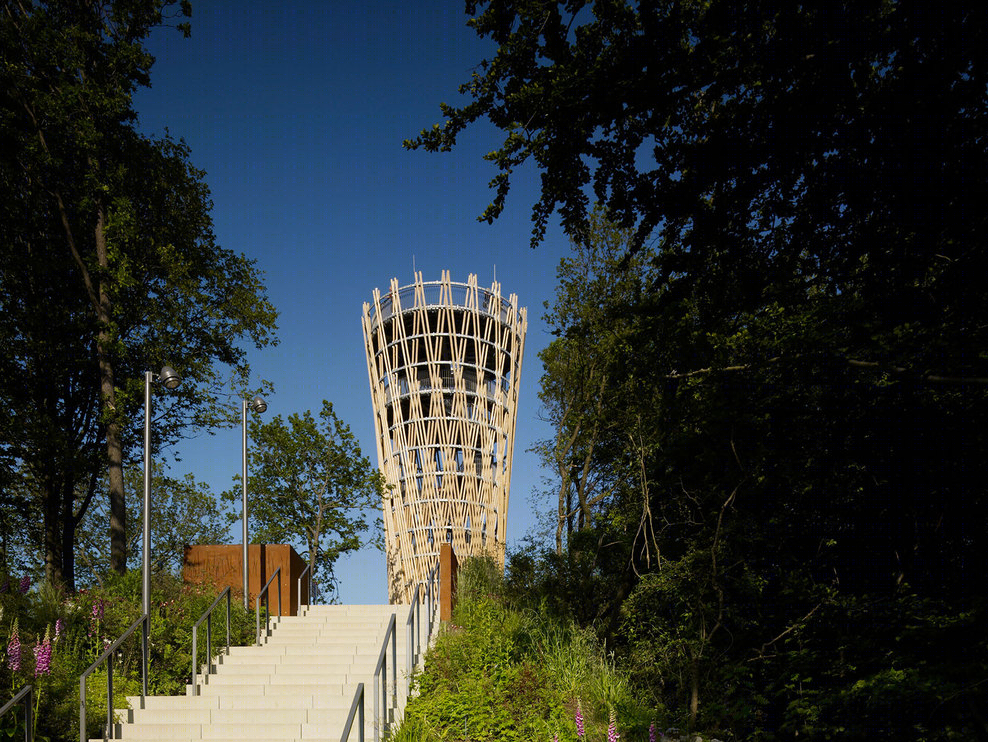 德国曲线结构景观塔（German curve landscape tower structure）丨FRENZEL ARCHITEKTEN事务所-17