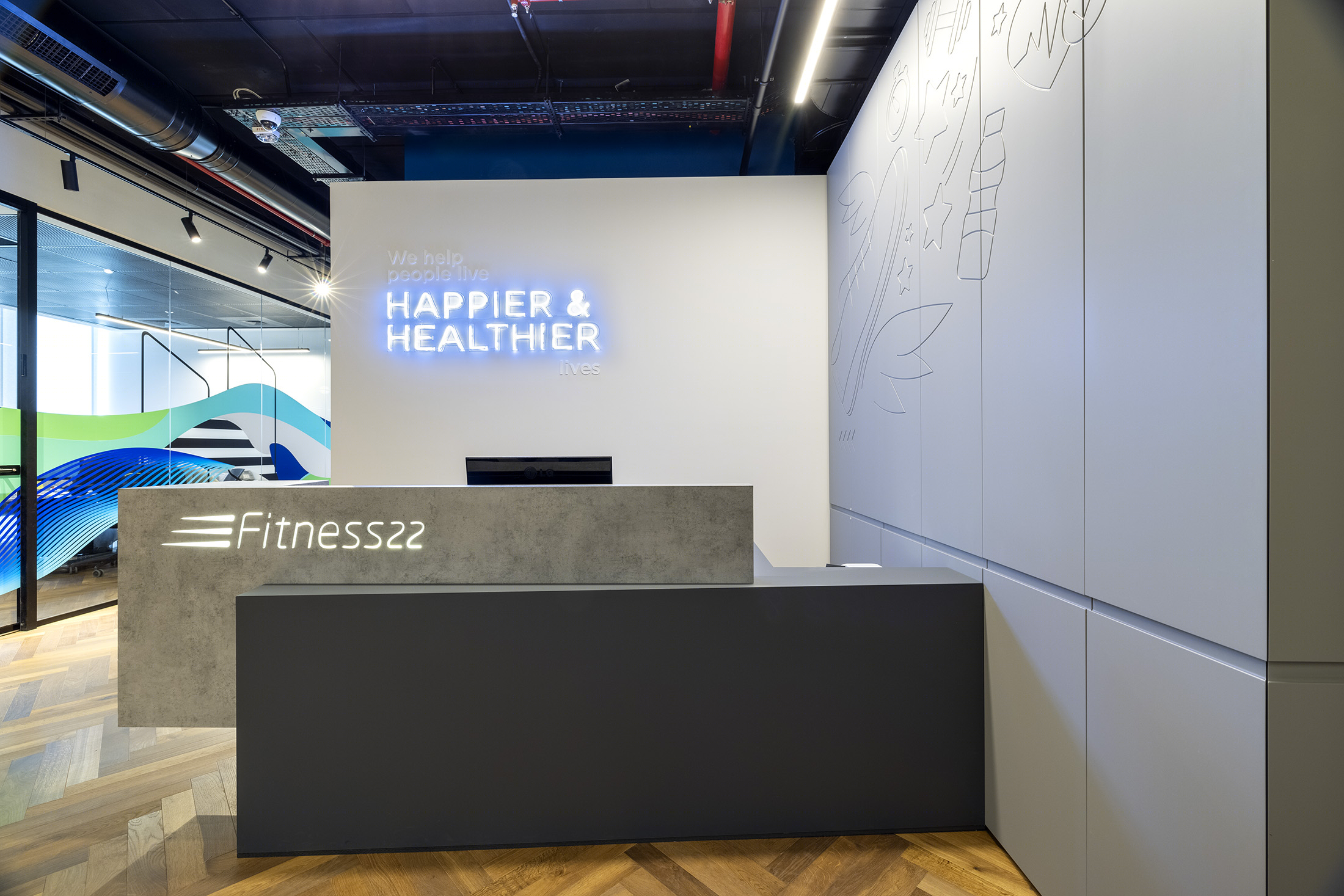 Fitness22 室内设计丨StudioSamuelov-29