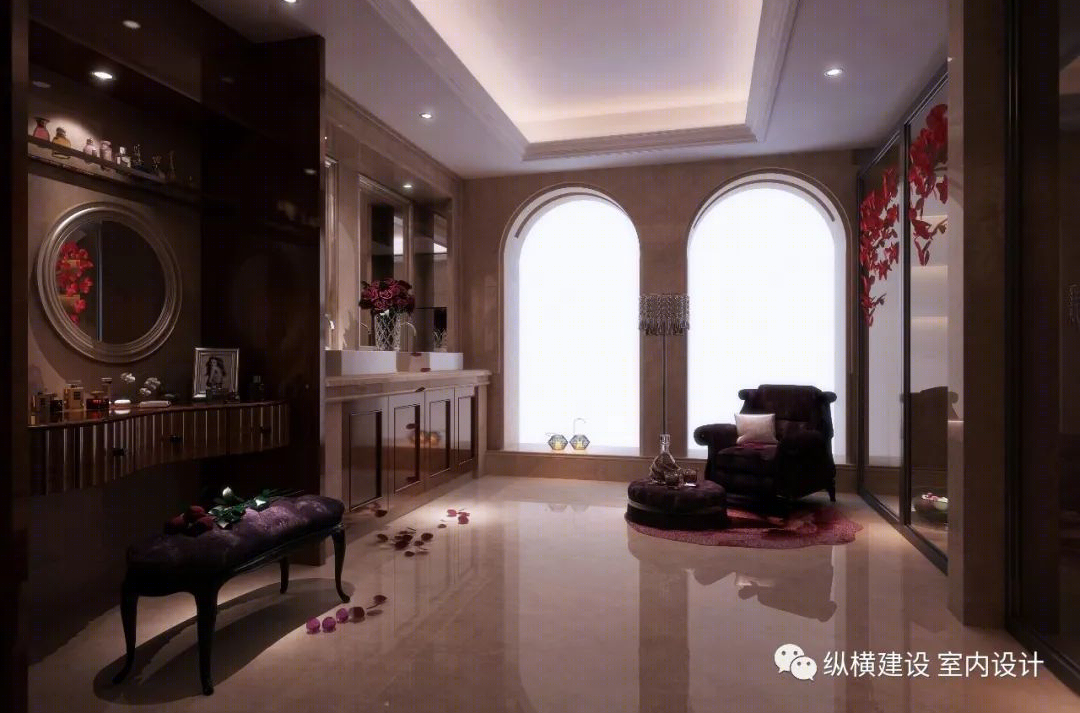 万科红郡 | 复古浪漫的美式古典家居设计-38