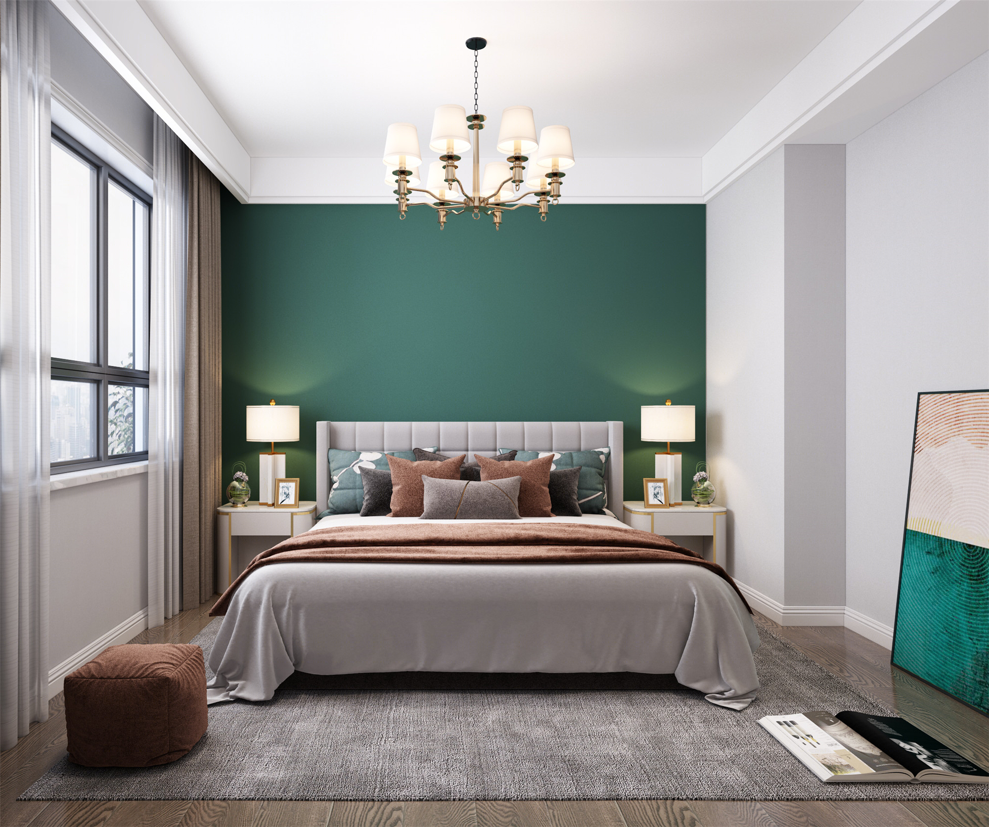 现代轻奢全户型设计 演绎精致生活美学-5