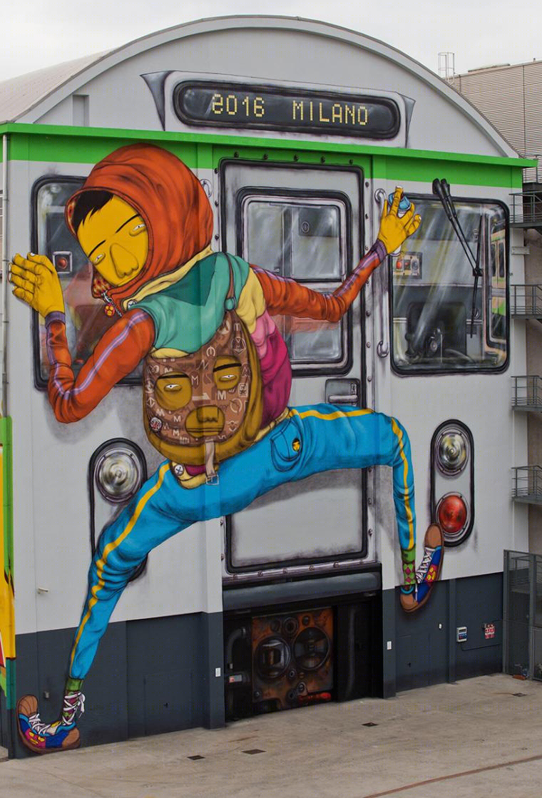 米兰“Outside the Cube”项目 · Os Gemeos 的街头艺术创新-17