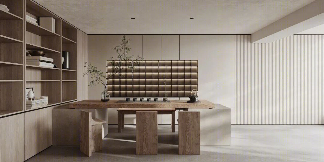 宁静致远 · 宁波君湾中心艺术馆无拘整屋木作展厅设计丨中国宁波丨何止设计-48