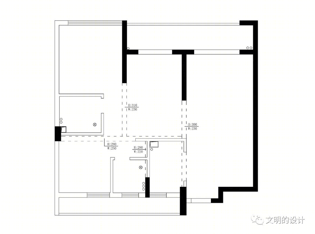 横店影视基地现代简约三房设计丨中国浙江丨文明与设计&DDM.当代制作-2