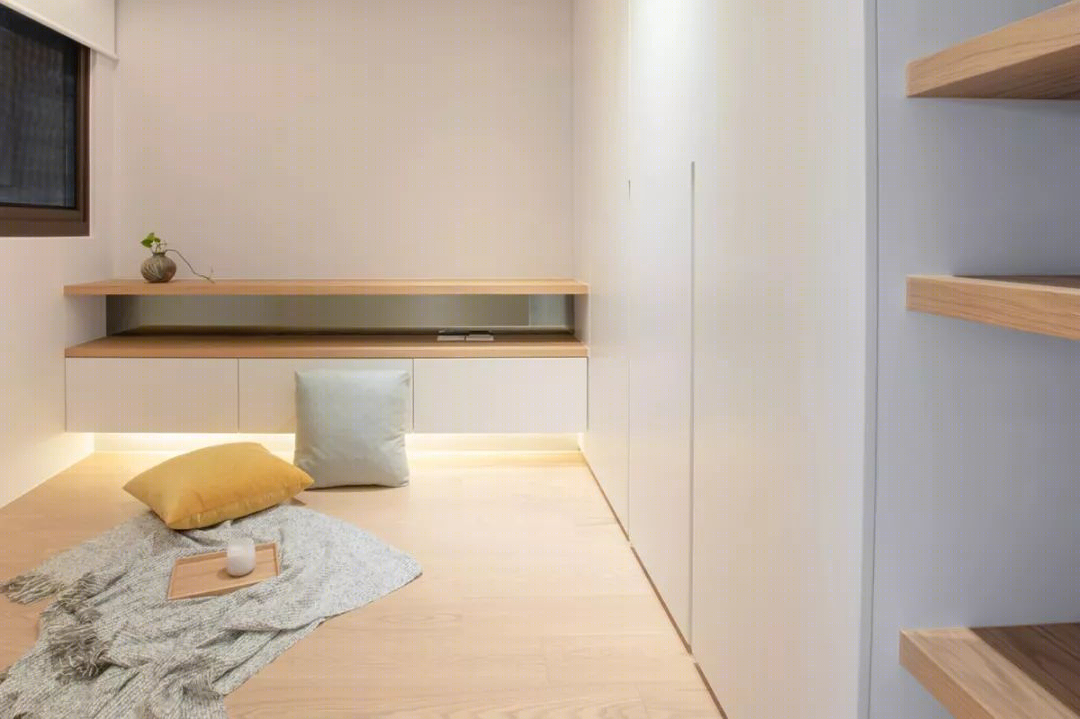 温馨木质小屋,实用收纳空间-35