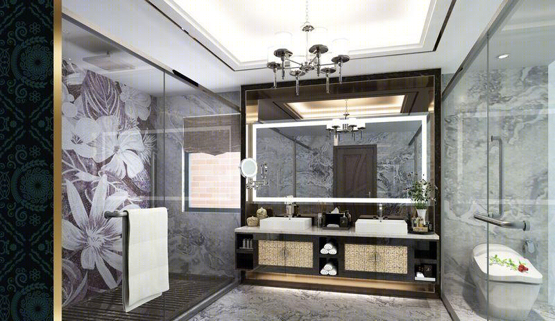 宿宸丨阳光圣菲复试户型样板间设计方案-5