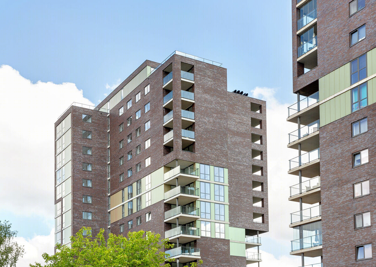 荷兰 Overkamppark 公寓丨荷兰多德雷赫特丨Klunder Architecten-15