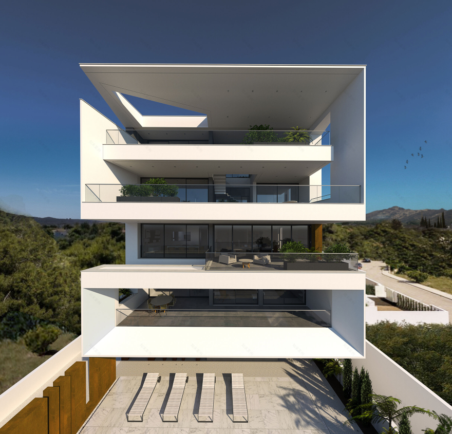 希腊雅典新 Penteli 区住宅楼设计丨Markos Skampalis Architect-9