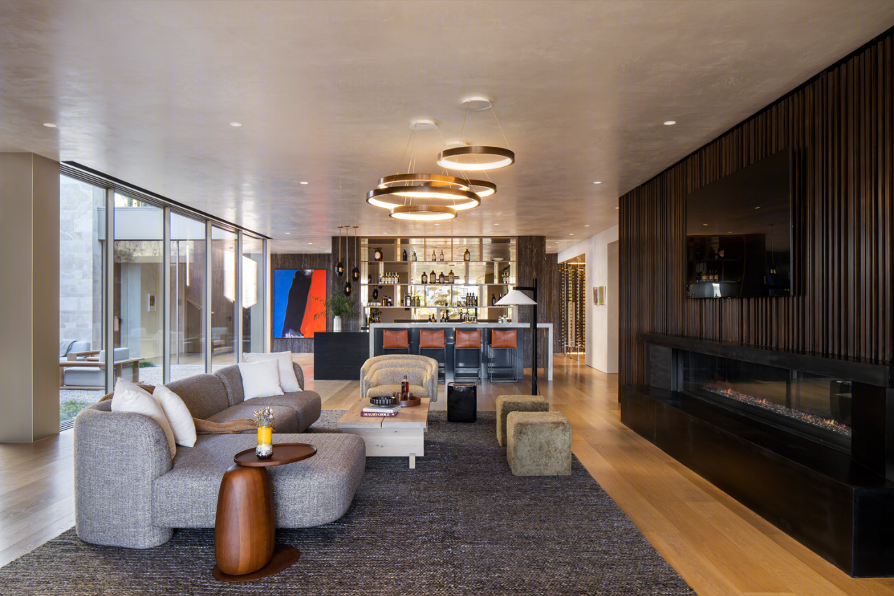 Laurel II House 比佛利山庄奢华别墅设计丨美国洛杉矶丨Annette English and Associates-78