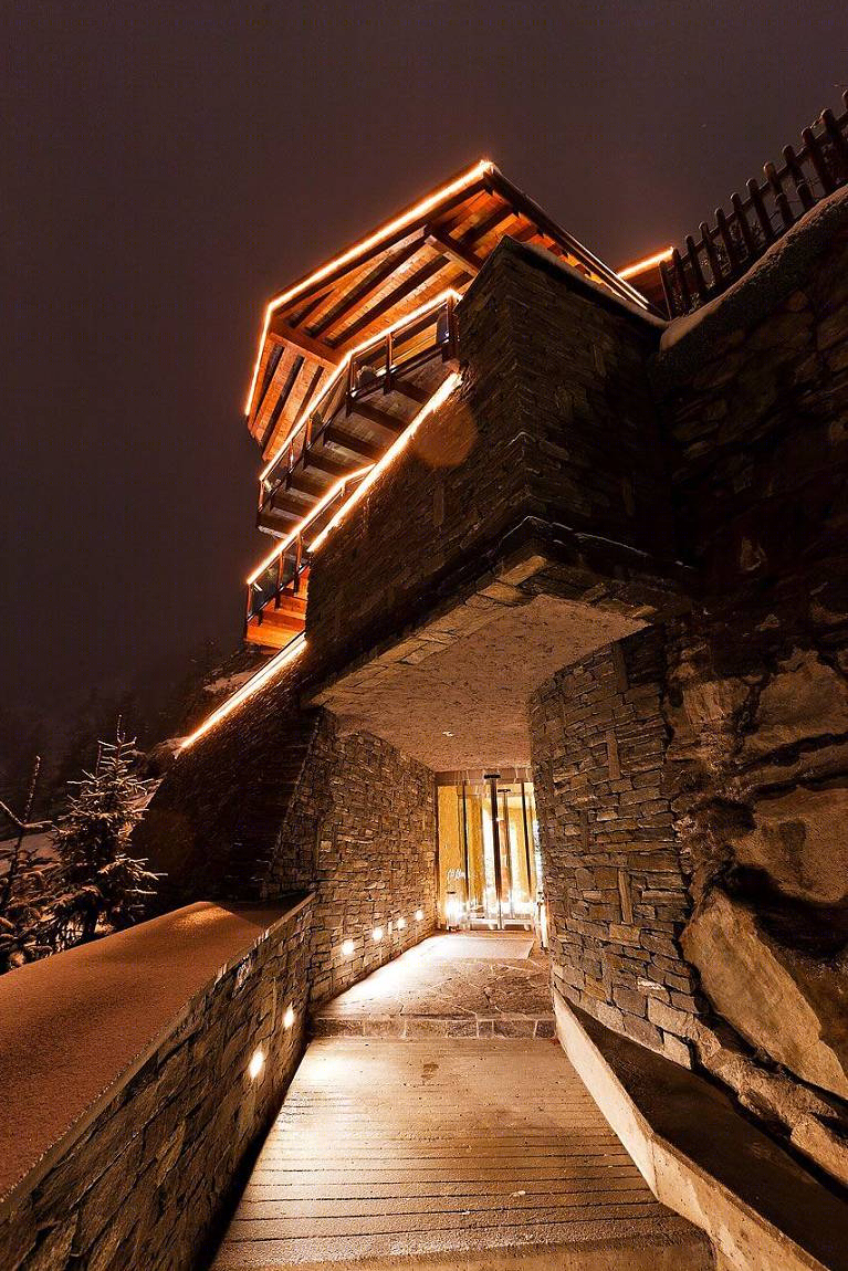 瑞士策马特奢侈山坡小木屋-25
