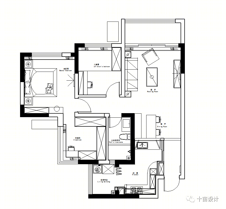 邦泰社区 89㎡现代轻奢,共享厨房与阳台生活-14