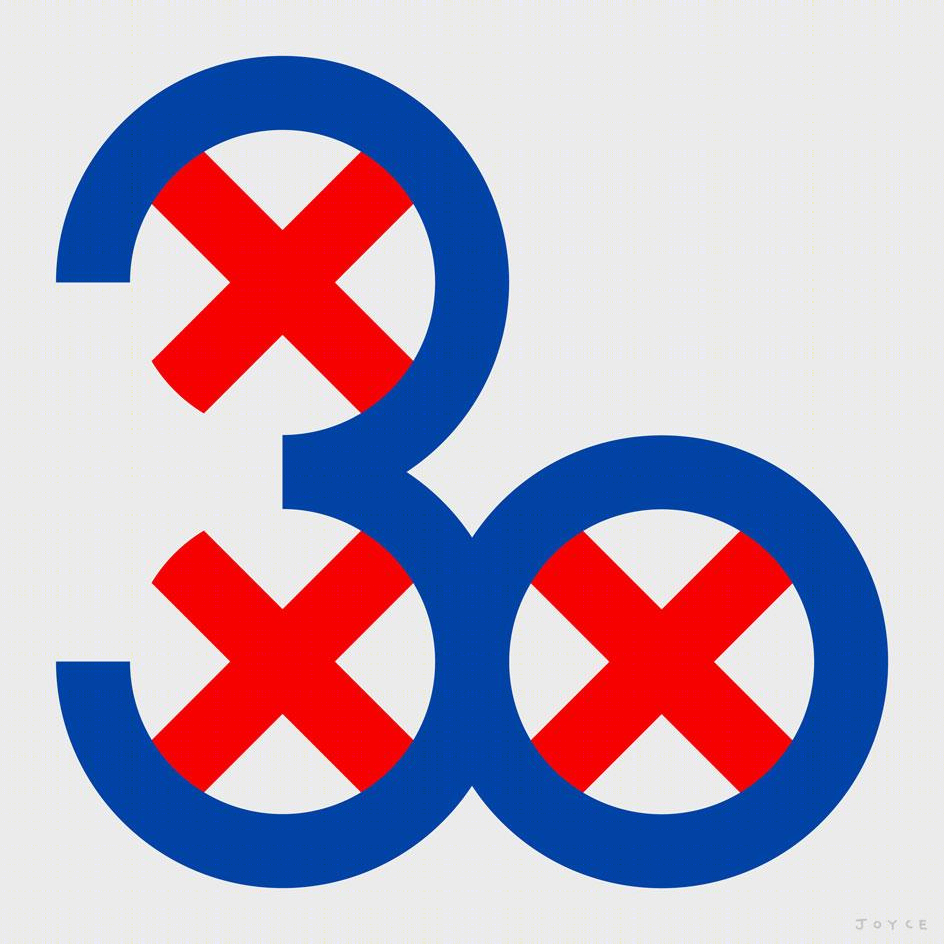 设计博物馆 30 周年庆典 | 众多设计师献上创意“30”标志-20