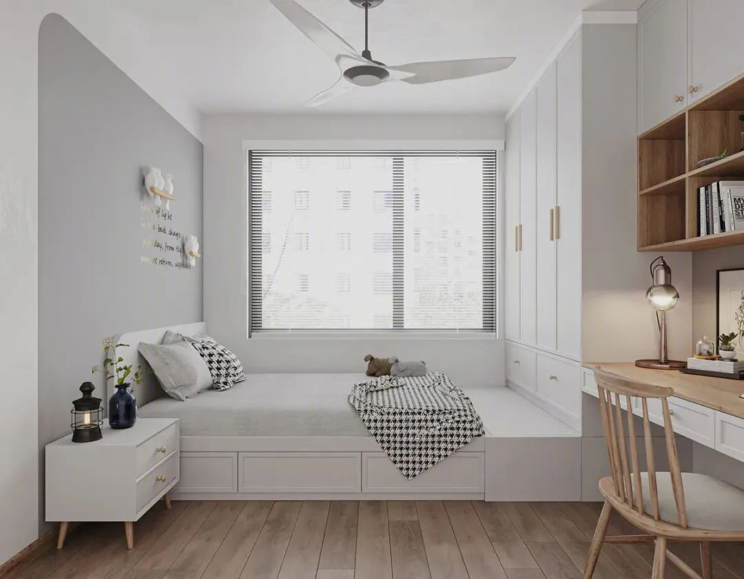 舒适休闲的卧室榻榻米设计-34