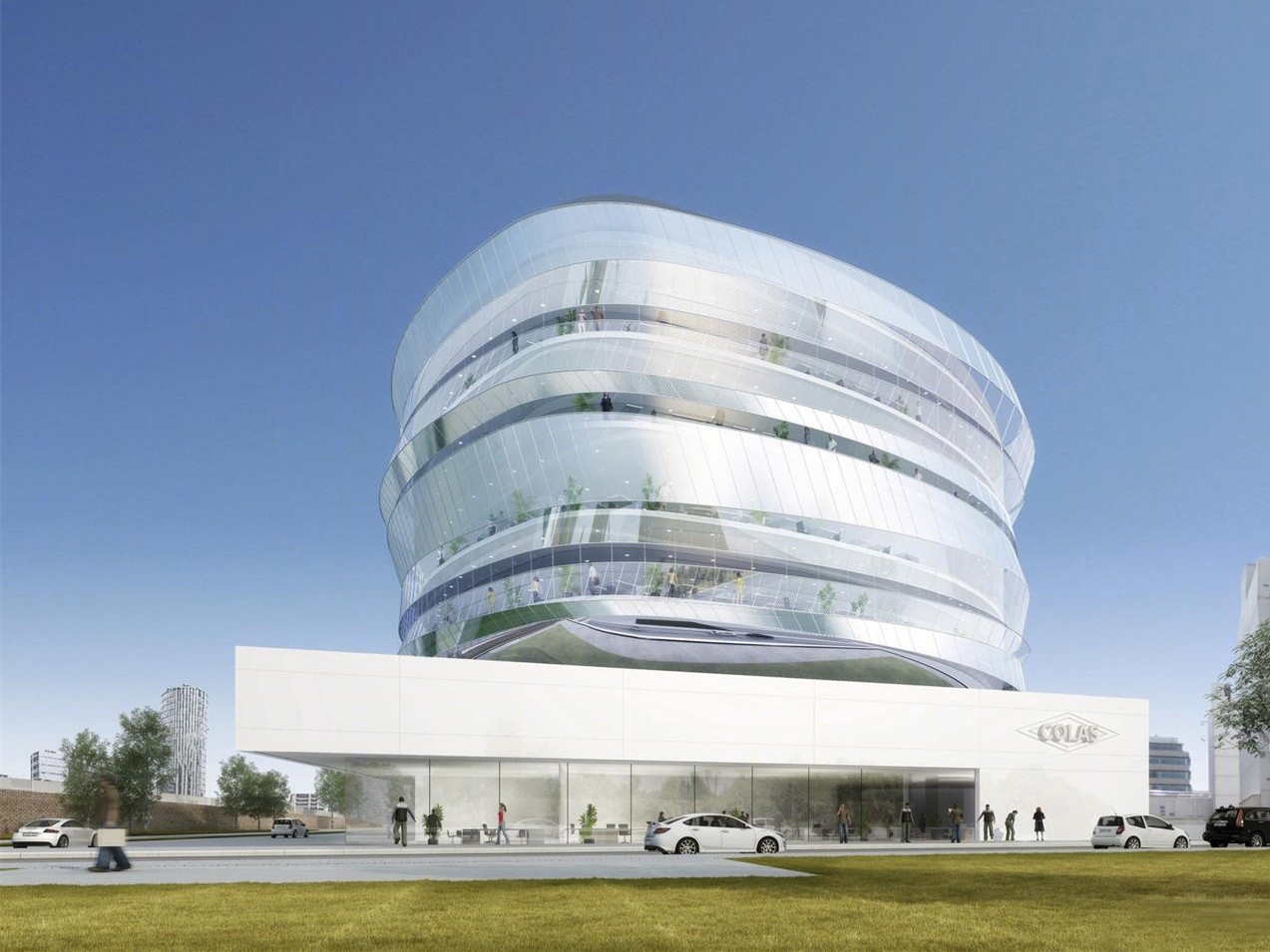 法国巴黎COLAS总部大楼丨IAD,Rafael de La-Hoz Arquitectos-8