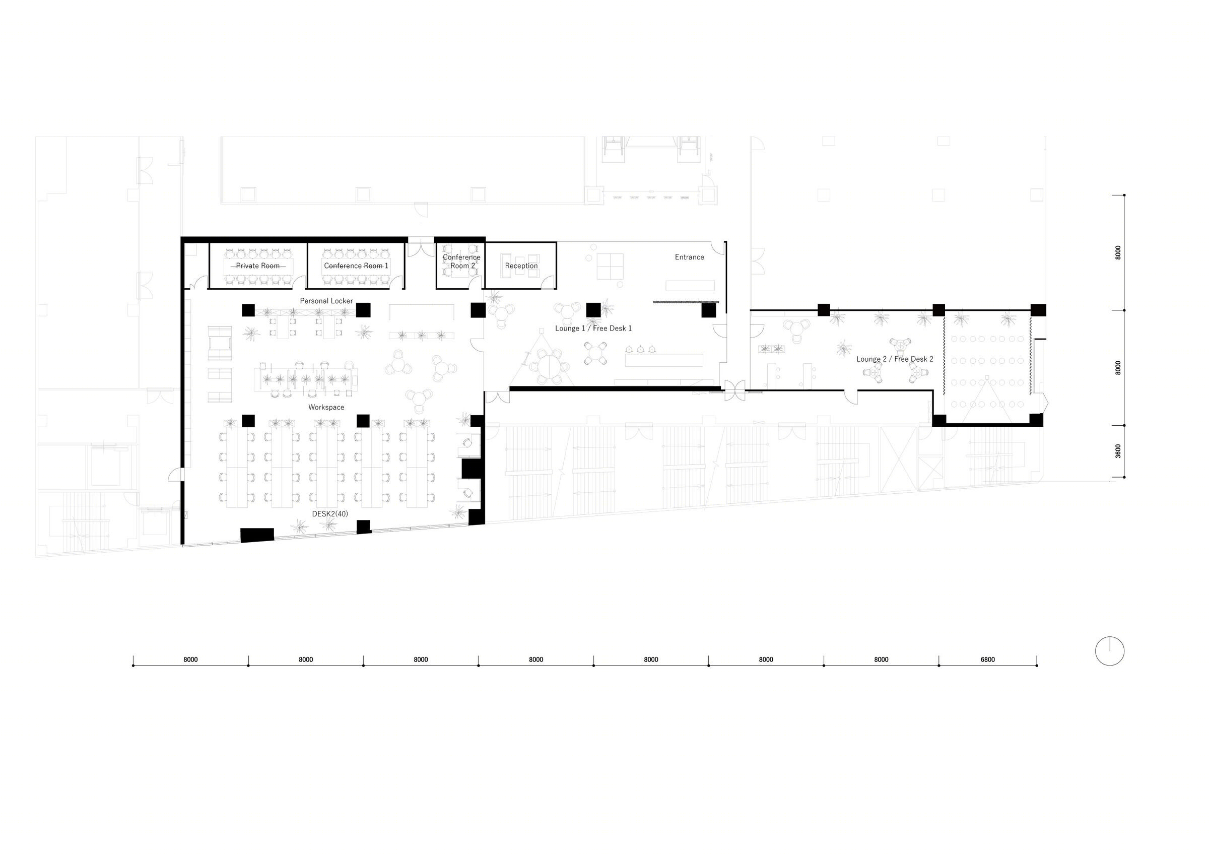 旧百货大楼翻新成灵活办公空间丨日本群马丨SAKUMAESHIMA-26