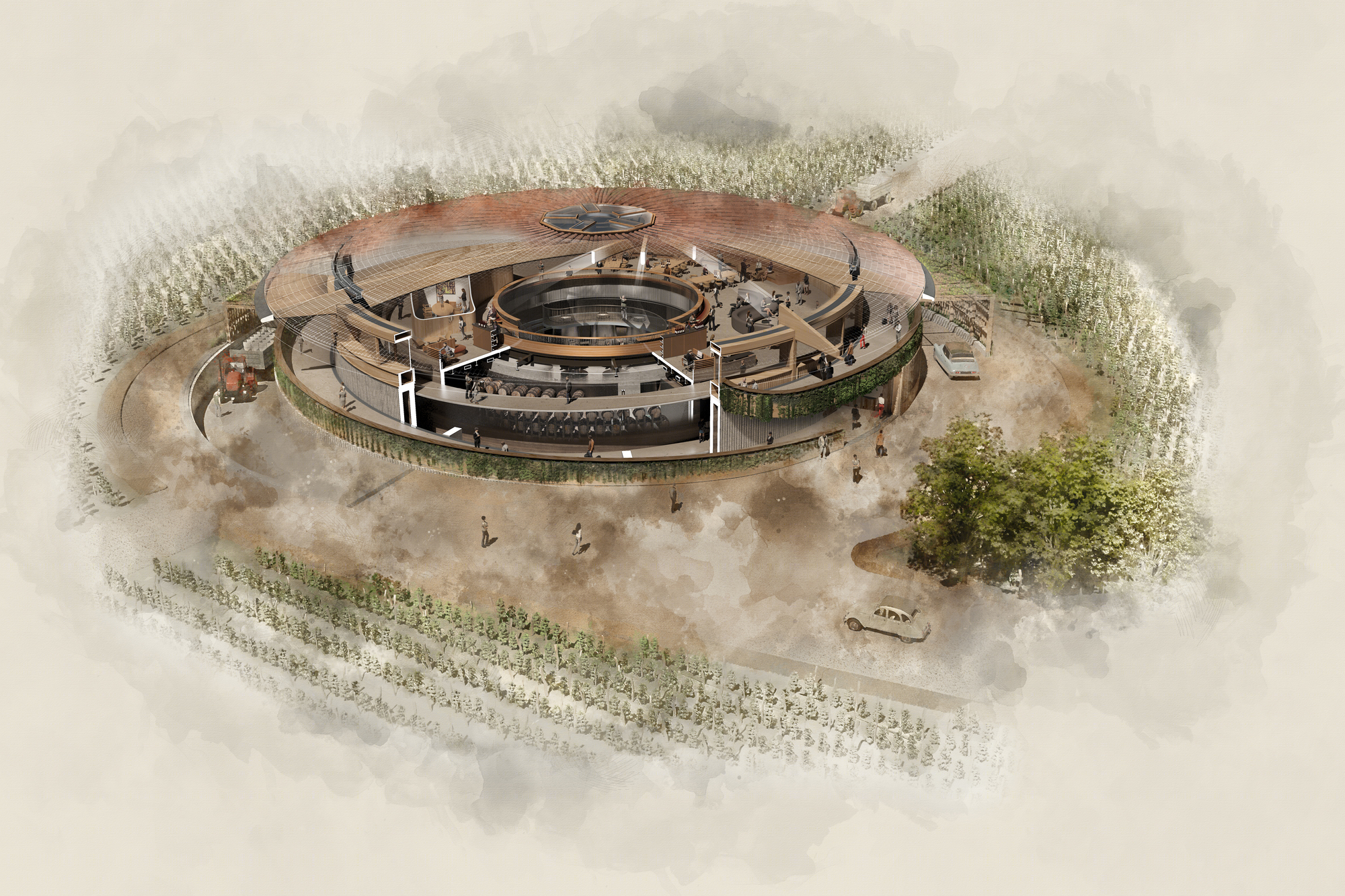 Le Dome 酒庄丨法国丨Foster + Partners-7