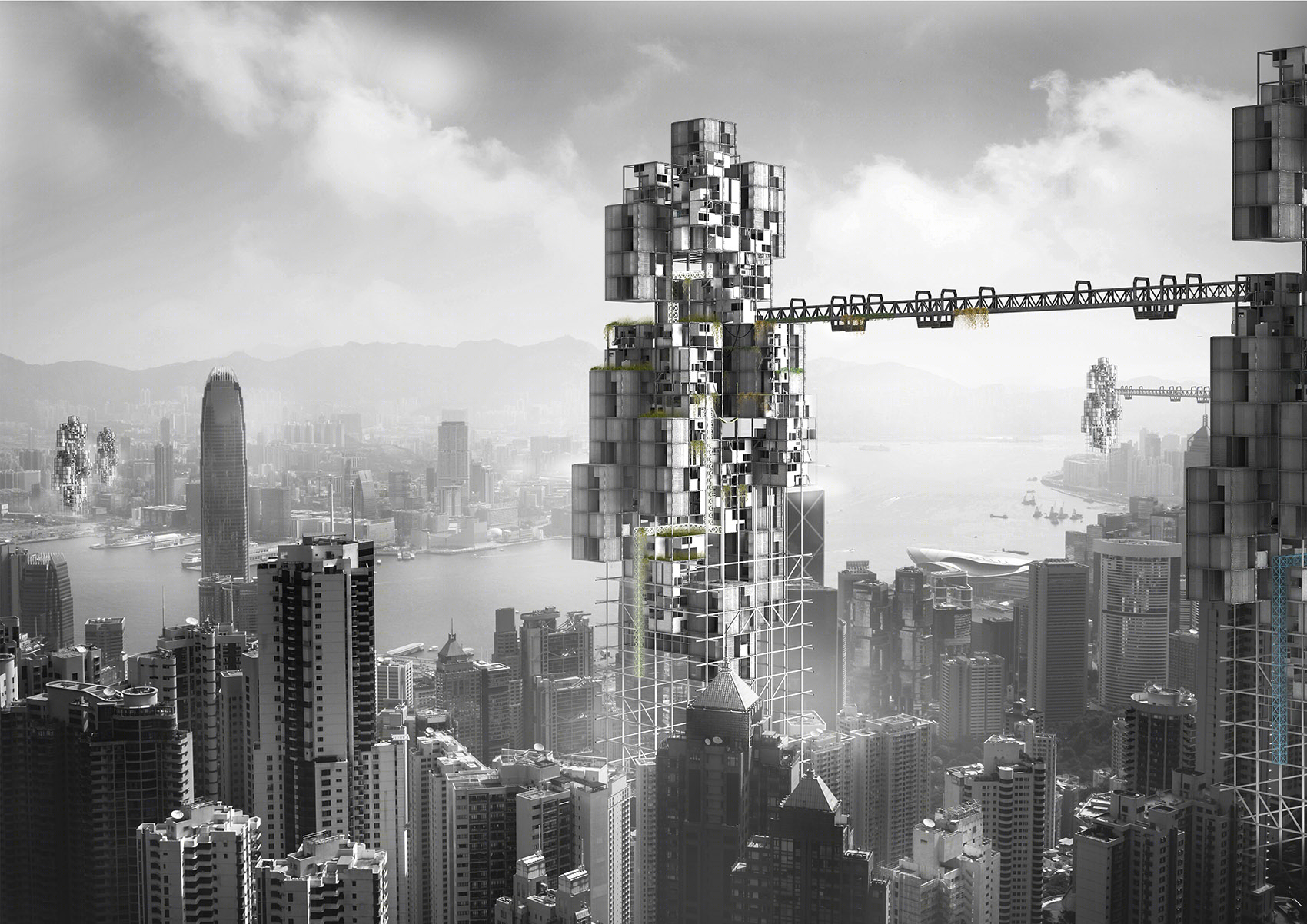 河北工业大学建筑学四年级高层设计展-44