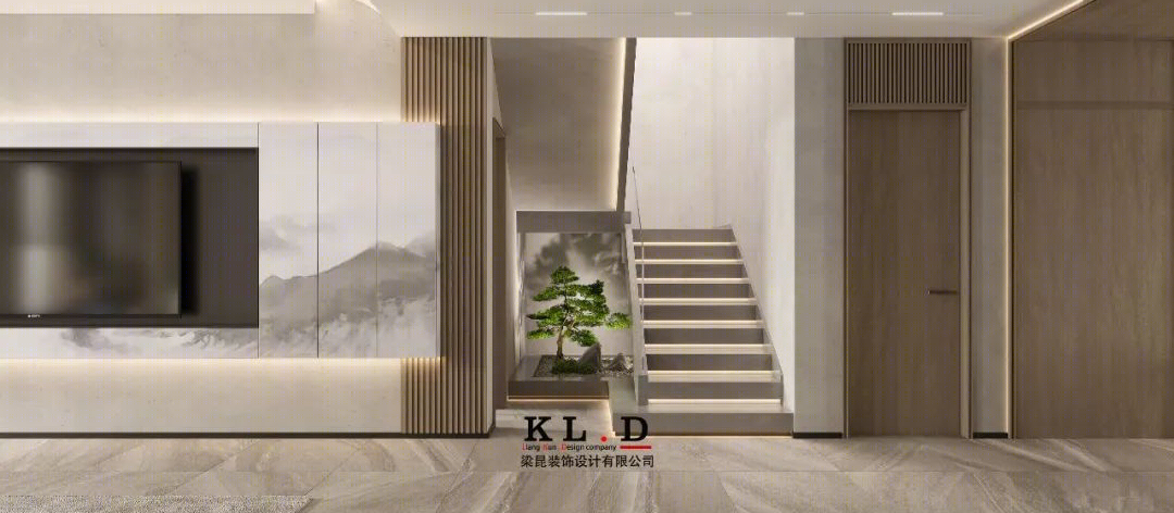 宜昌龙泉新居中式极简设计丨中国宜昌丨KL·D 梁昆原创设计-18