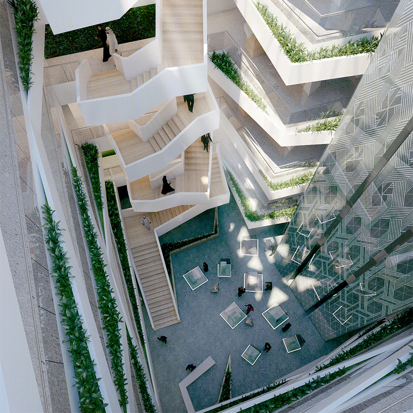 迪拜变色龙混合功能办公楼丨WWF architects-20
