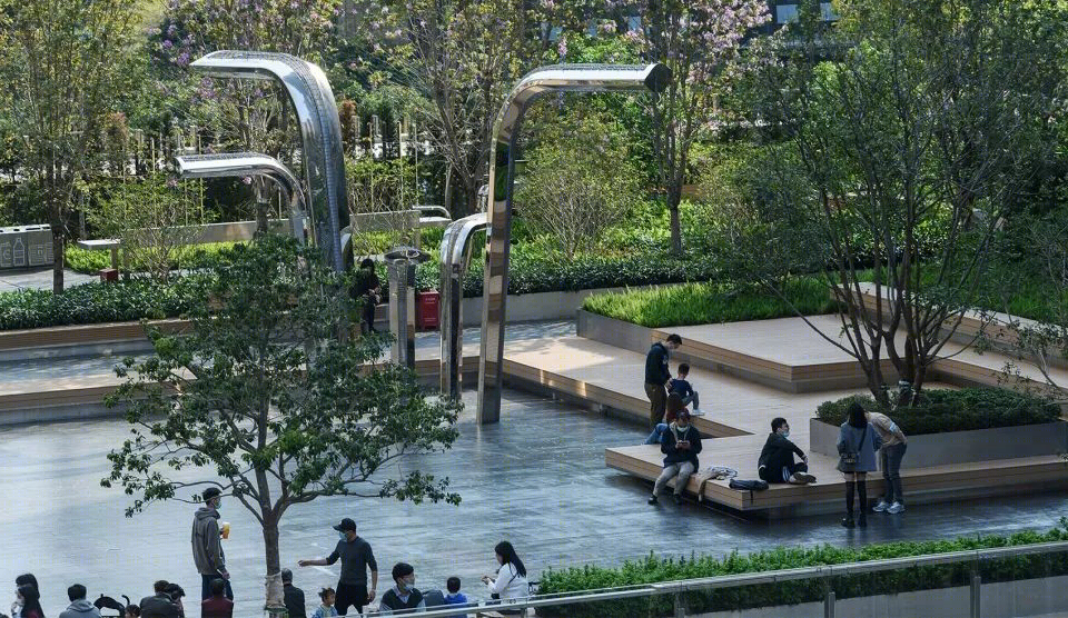 深圳万象天地“水滴花园”丨中国深圳丨大小景观-7
