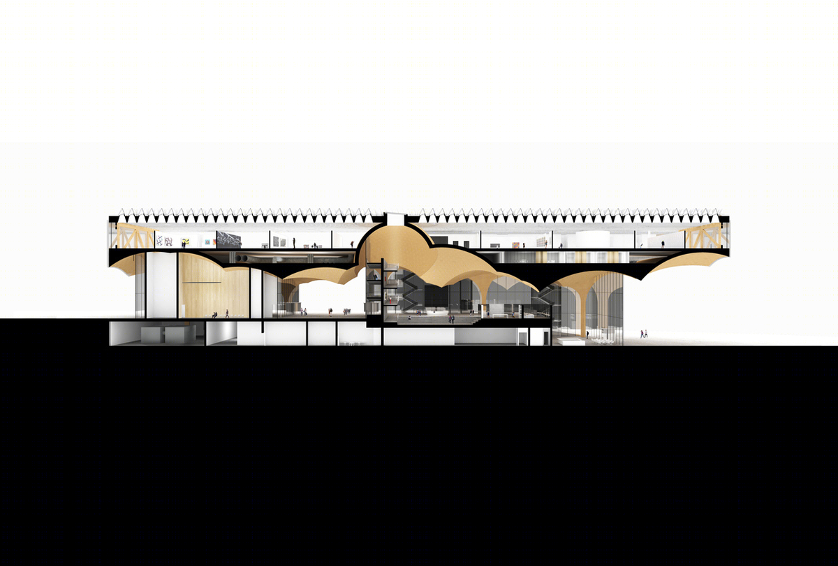 赫尔辛基“木云”公共设施丨Steven Christensen Architecture-37