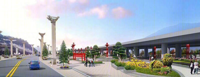 林芝 306 省道风貌改造 | 海绵城市理念下的生态景观设计-20
