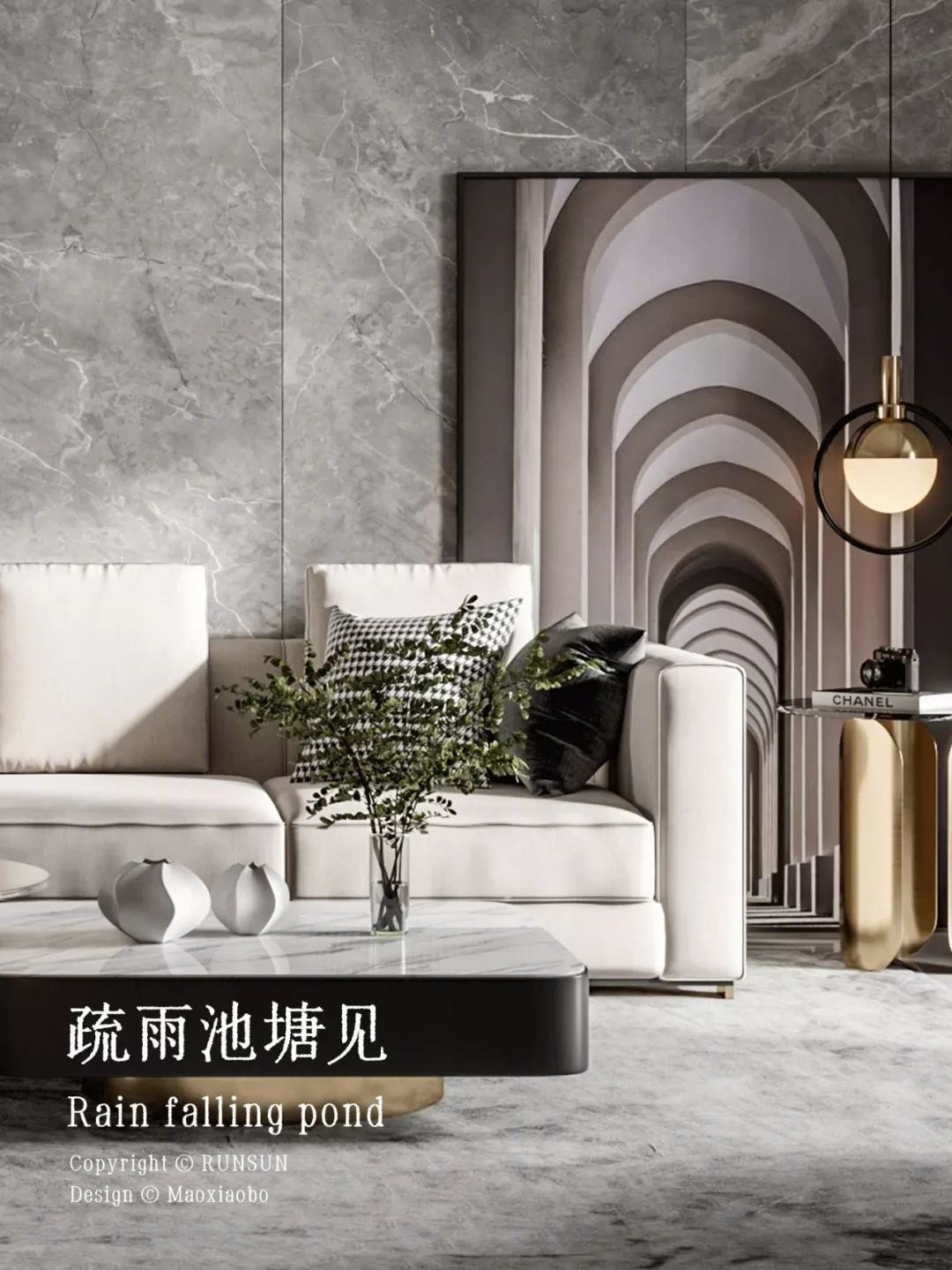 浙江温州悦府私人住宅 | 传统色彩美学融入现代空间-6