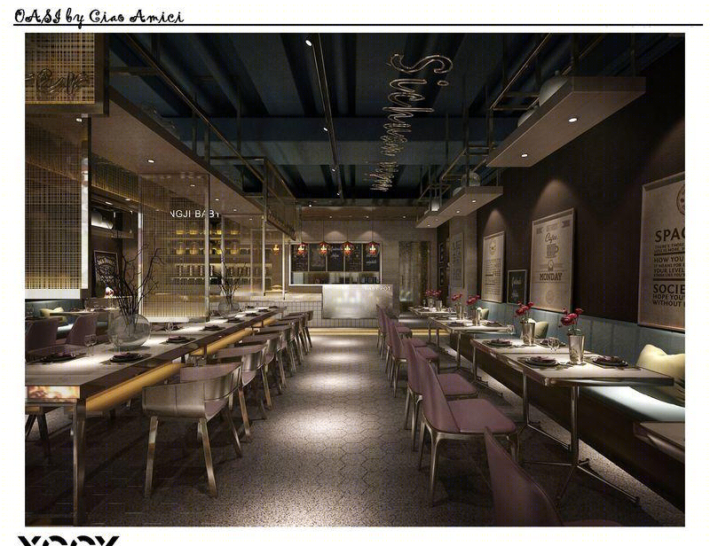 林俊枫丨快餐店丨OASI by Ciao Amici牛排披萨郑州店-0