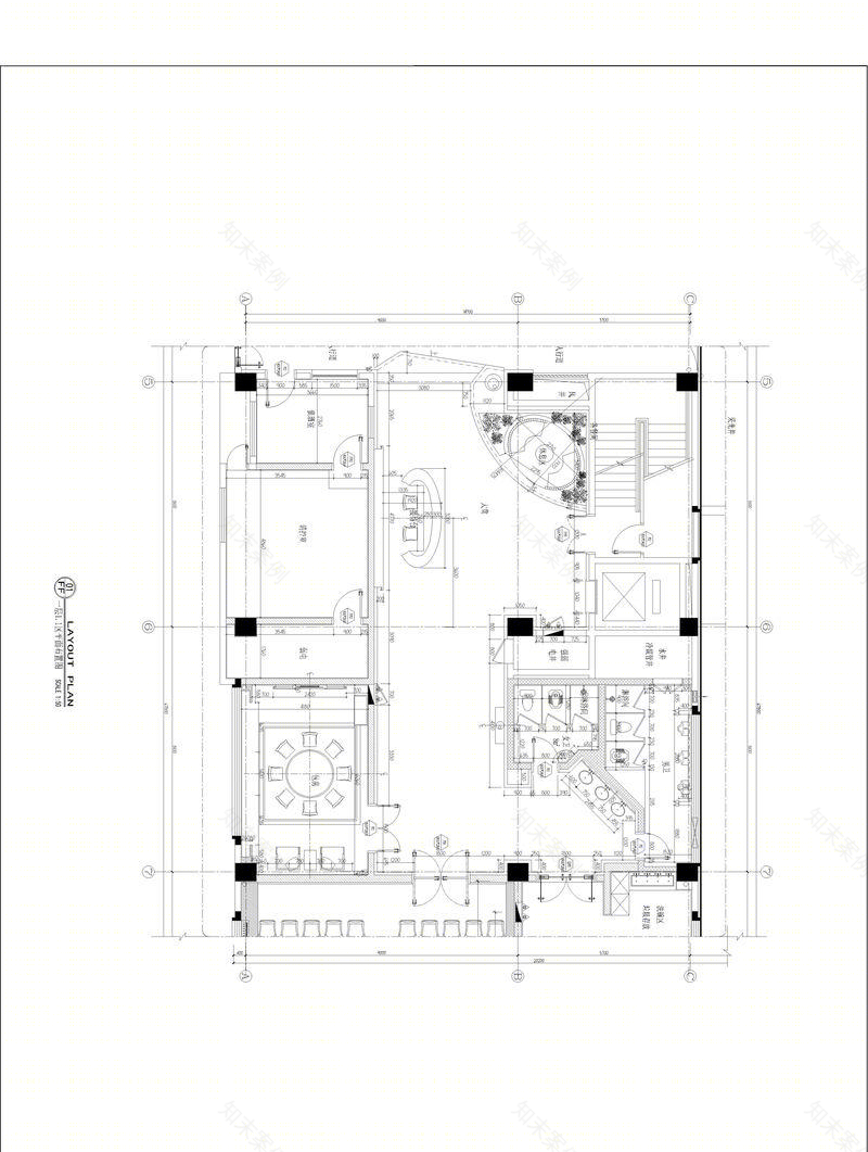 九新药业办公楼装饰设计工程-36