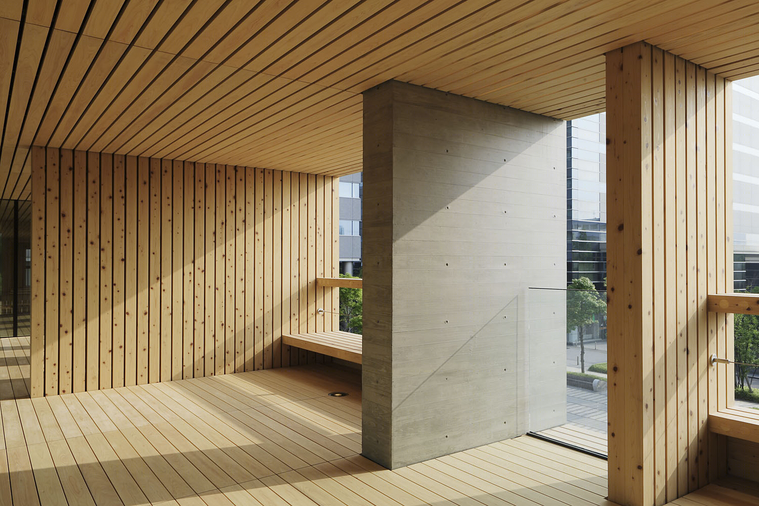 日本 Mokuzaikaikan 办公楼 现代设计典范-13