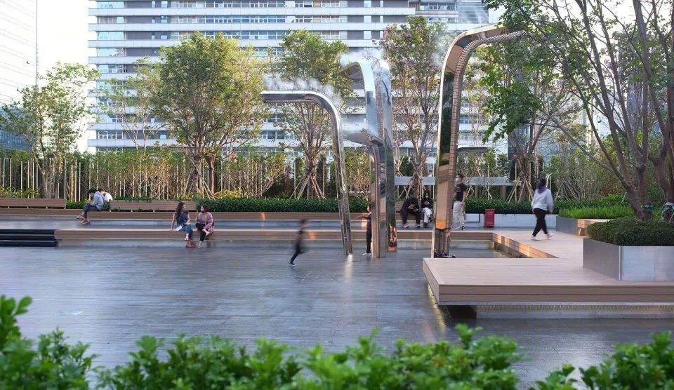 深圳万象天地“水滴花园”丨中国深圳丨大小景观-10