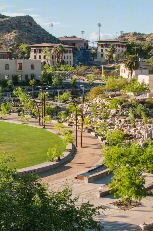 德州大学 El Paso 校区世纪广场-38