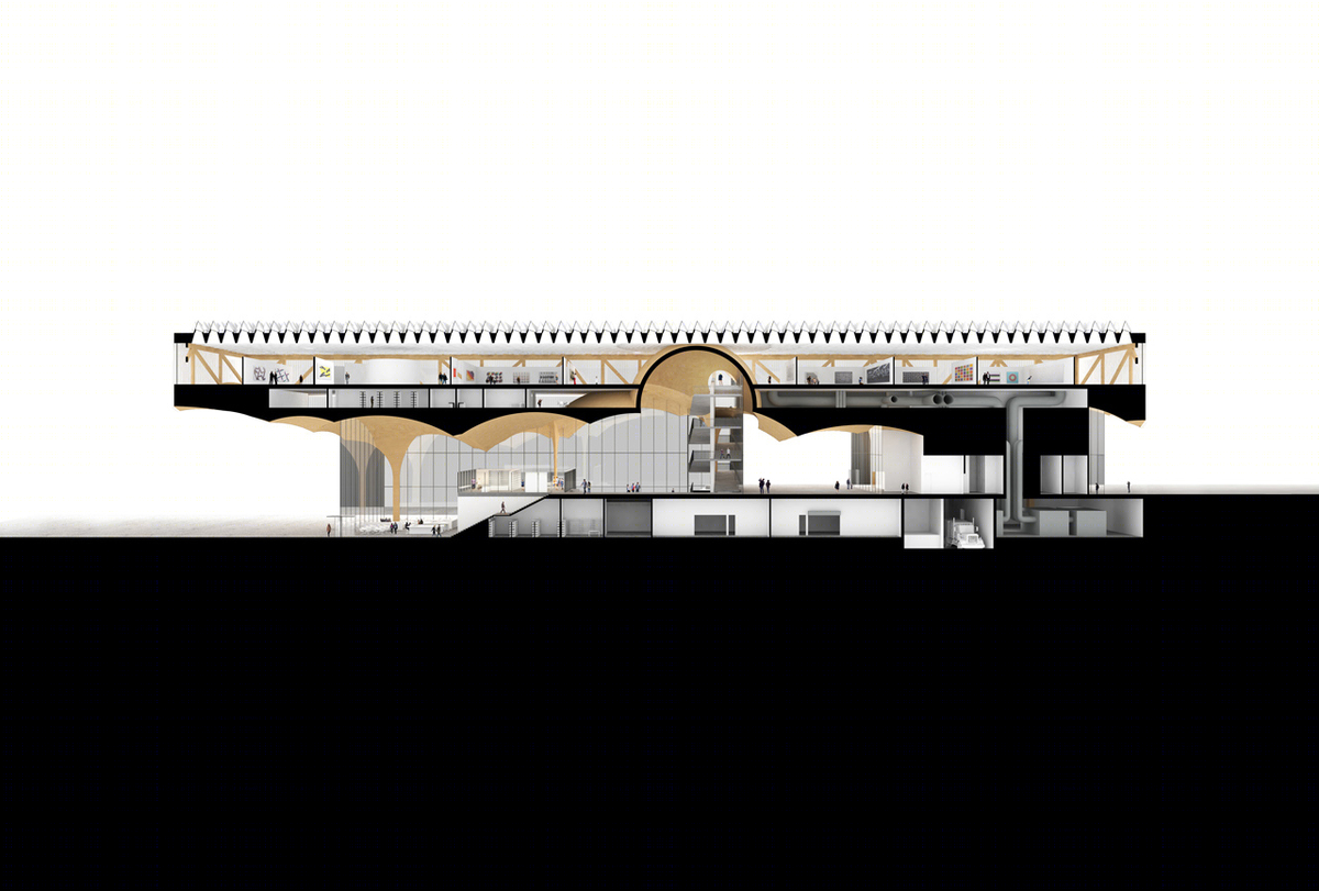 赫尔辛基“木云”公共设施丨Steven Christensen Architecture-38