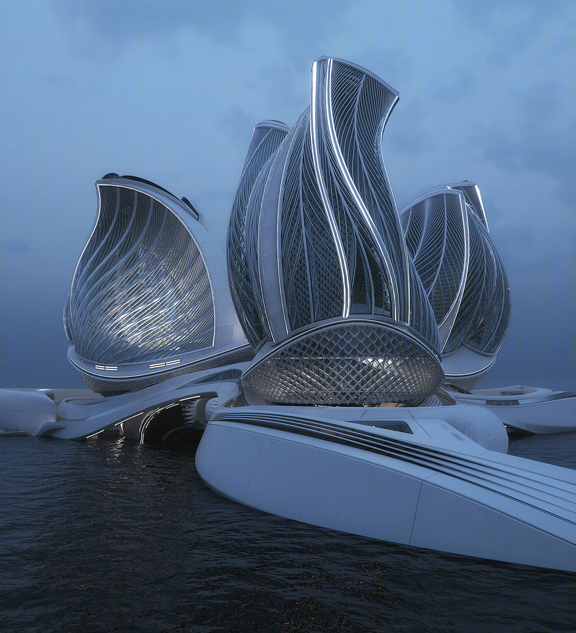 “第八大陆”海洋清洁工作站丨扎哈·哈迪德建筑事务所-4