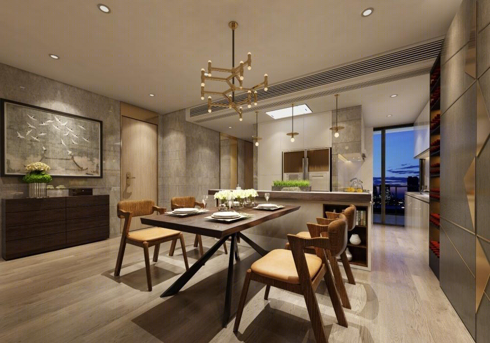 深圳宝安御龙居三室一厅设计-4