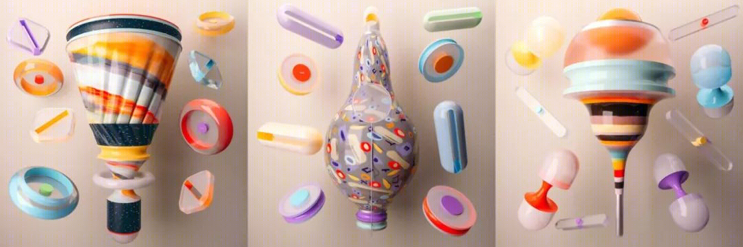 梦幻色彩的 3D 艺术盛宴-55