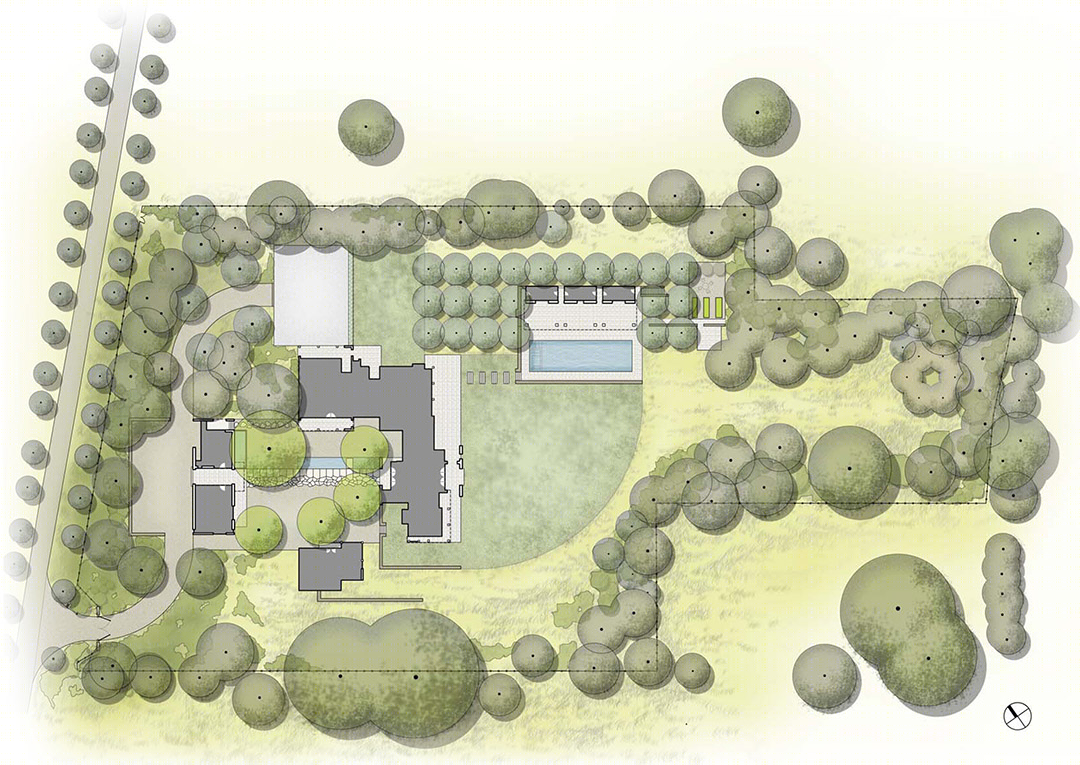 2013ASLA住宅景观设计类荣誉奖:伍德赛德住宅景观,Lutsko Associates-7