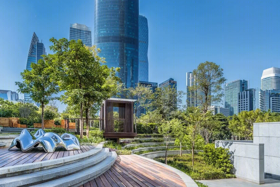 广州东塔(周大福金融中心)丨中国广州丨泰国P Landscape,广州普邦园林股份有限公司-34