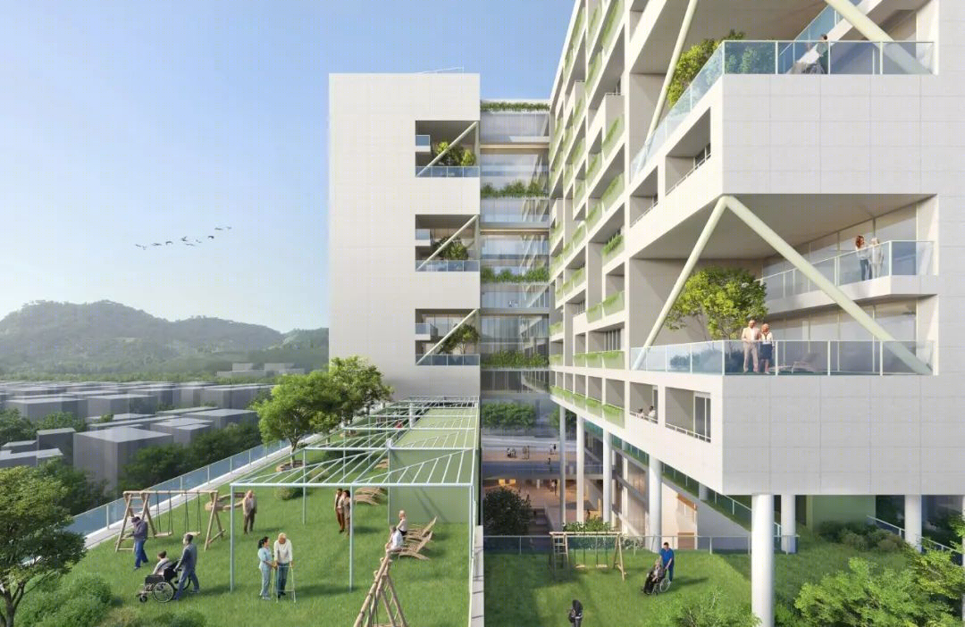 龙岗区养老护理院重新选址建设工程(设计)丨中国深圳丨深圳大学建筑设计研究院有限公司 何川建筑工作室-116